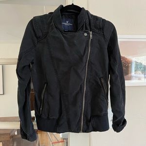 American Eagle Cotton Moto-jacket